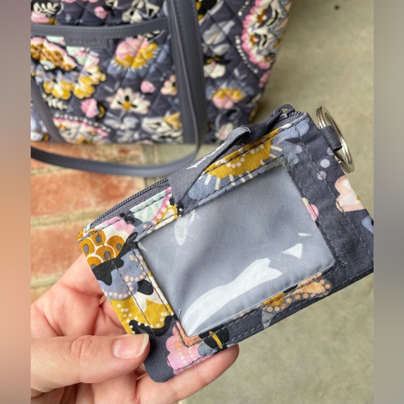 Vera Bradley Glenna Tote Bag Women's Quilted Floral Shoulder Bag Retired Pattern - Picture 5 of 6